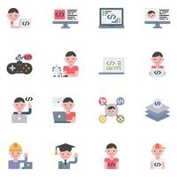 kids coding icon vector , study, stem,development, robotics,Education