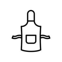 apron icon design vector template