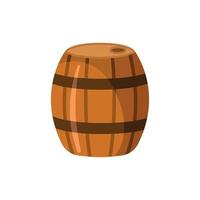 wooden barrel icon design vector template