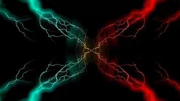 Lightning and Dramatic Thunderstorm Digital Rendering photo