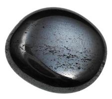 haematite cabochon isolated photo