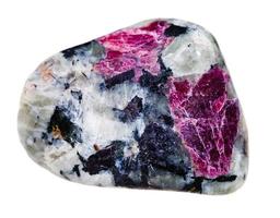granulite with garnet isolated photo