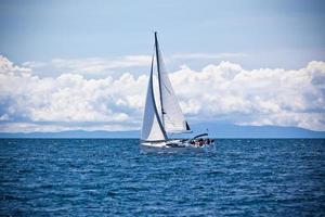 Recreational Yacht at Adriatic Sea photo