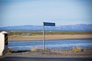 signo del río islandés jokulsa a fjollum foto