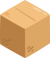 scatola di cartone marrone png