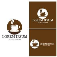 Coffee cup Logo Template vector