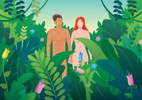 Adam and Eve vector