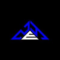 ZEY letter logo creative design with vector graphic, ZEY simple and modern logo in triangle shape.