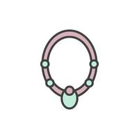 Necklace icon vector illustration