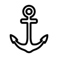 Anchor Icon Design vector