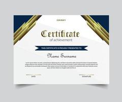 Print ready certificate vector