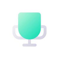 Champion cup pixel perfect flat gradient two-color ui icon. Winner award. Victory in tournament Simple filled pictogram. GUI, UX design for mobile application. Vector isolated RGB illustration