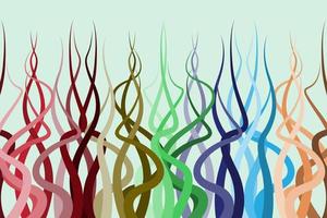 Abstract background with various attractive colors vector