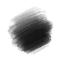 Abstract black hand stroke watercolor background vector