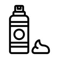 Shaving Foam Icon Design vector