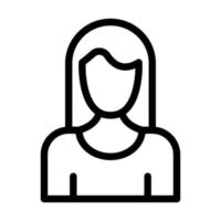 Woman Hair Icon Design vector