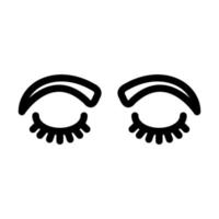 Eyebrow Icon Design vector