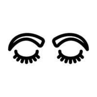 Eyebrow Icon Design vector