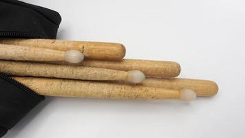 Drum sticks which made from real wood material photo