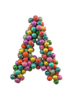 festivo retrò vacanza Natale ornamenti globo carattere tipografico testo un' png