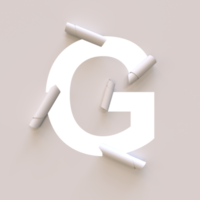 papier ausgeschnittener aufrollschrifttext mit alpha g png