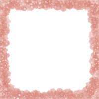 Aquarell quadratischer Rahmen png