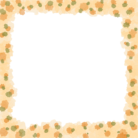 Watercolor Square frame png