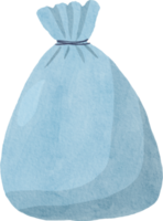 sac plastique aquarelle png