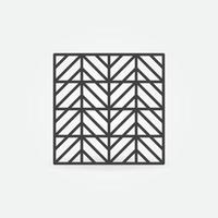 Ceramic Tile with Diagonal Texture vector linear icon