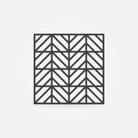 Ceramic Tile with Diagonal Texture vector linear icon