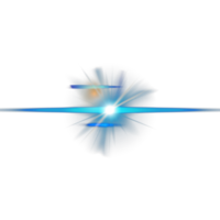 blauwe lensflare png