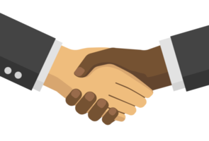 two business people shaking hands png