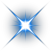 Blue lens flare png