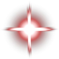 Red lens flare png