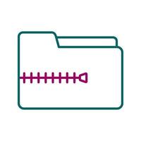 Zip File Vector Icon