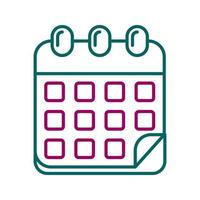 icono de vector de calendario