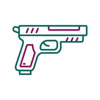 icono de vector de pistola