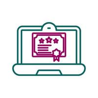 Digital Certificate Vector Icon