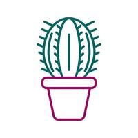 icono de vector de cactus