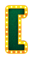 halterung retro kino glühbirne zeichen alphabet png