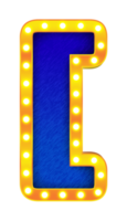 halterung retro kino glühbirne zeichen alphabet png