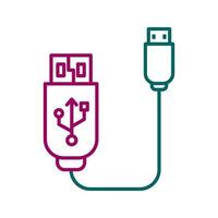 Usb Cable Vector Icon