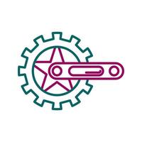 Crankset Vector Icon