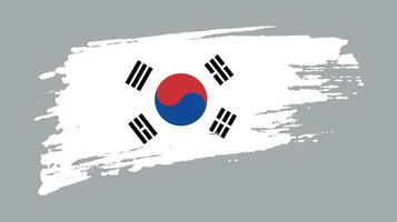 nuevo vector de bandera abstracta de corea del sur