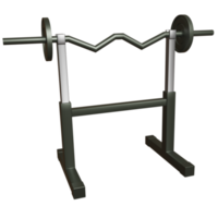 3d Pull Up Bar isolated object with high quality render png