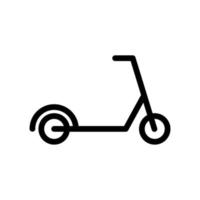 icono de vector de scooter