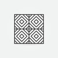 Floor Tile vector thin line concept icon