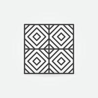 Floor Tile vector thin line concept icon