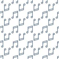 Music vector Seamless Pattern with Musical Note icon