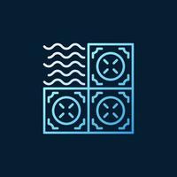 Laying Tiles vector concept colored outline icon